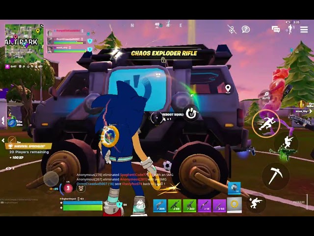 Playing blitz royal with my brother