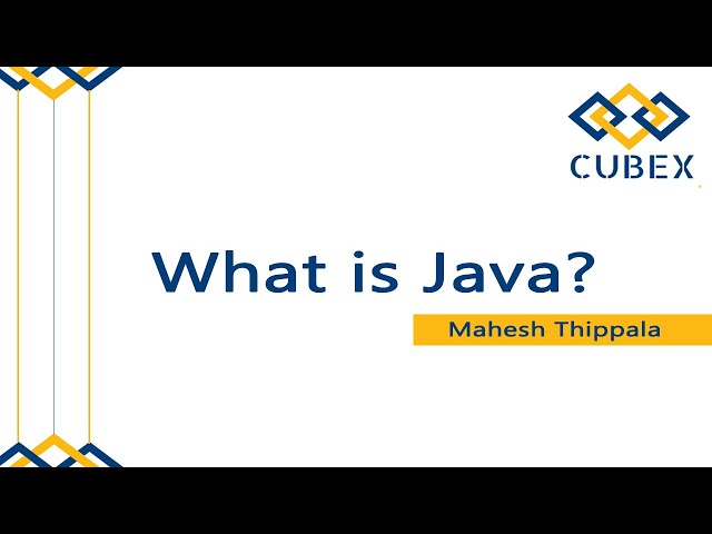 What is Java | Java Introduction