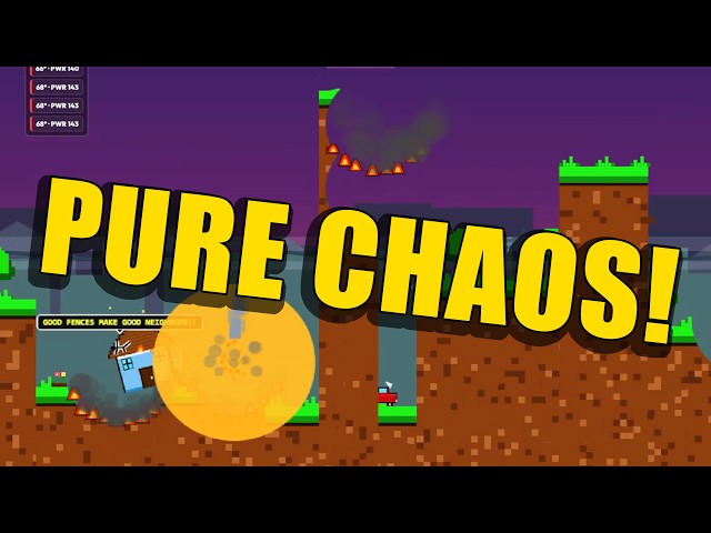 Neighbor Wars — Destructible Artillery Chaos in Your Browser (Free Game + Source)