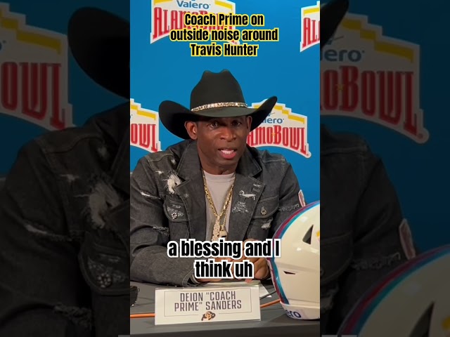 Coach Prime: Travis Hunter good going into Alamo Bowl #deionsanders #coachprime #cubuffs #cfb