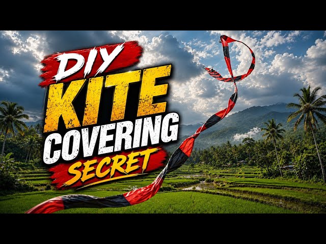 Easiest Way to Make a Flying SNAKE KITE at Home! 🐍🪁 | Step-by-Step DIY 😱