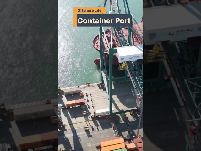 #Offshore Life | #Container #Carrier Calling #Port ! #ship
