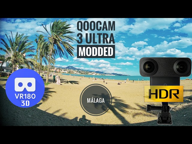 [8K][VR180 3D][HLG] Malaga, Spain