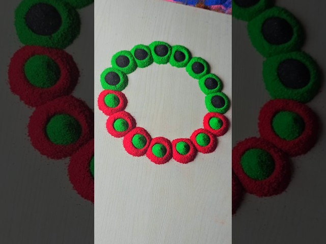simple 😂😁rangoli | satisfying rangoli | ASMR#rangoli​​ #rangolidesigns​​ #indianart​​ #asmr