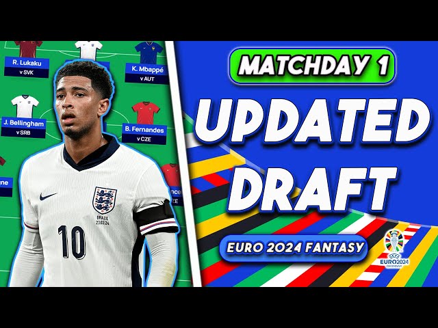 EURO 2024 Fantasy | MY UPDATED DRAFT TEAM | Chip Strategy for Matchday 1