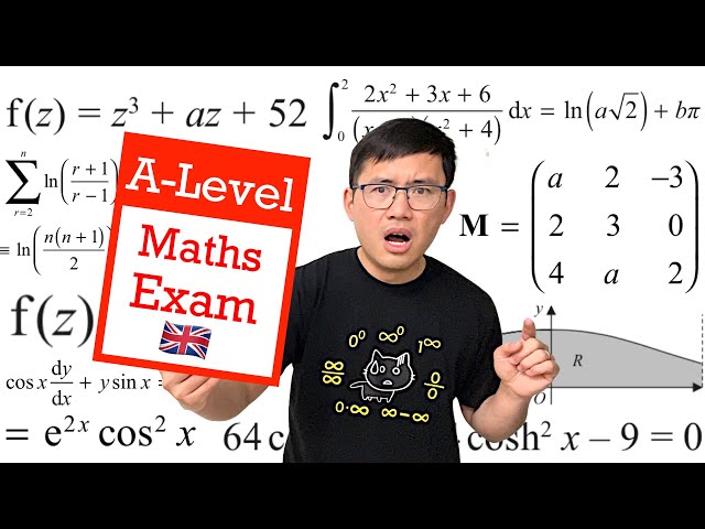 First time solving an A-Level maths exam! (90 minutes, uncut)