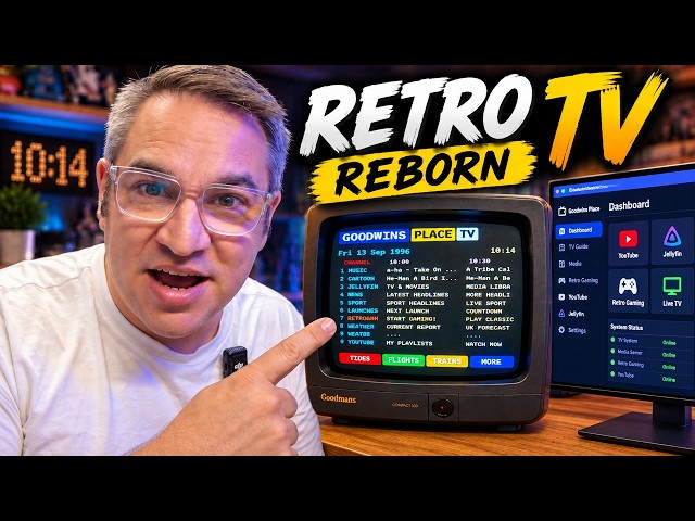 I Rebuilt the Ultimate Raspberry Pi Retro TV – Gaming, YouTube, Jellyfin & More!