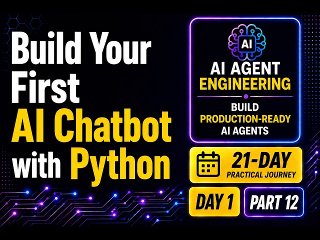 Day 1 – Part 12: Build Your First AI Chatbot with Python