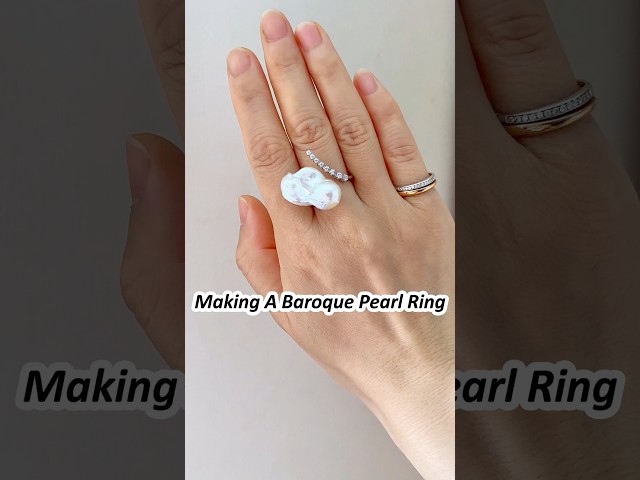 What would you wear with this BIG pearl ring?✨Statement Jewelry