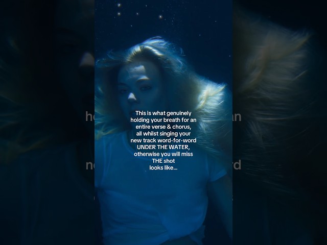 🫁 filming this literally took my breath away #newmusic #beckyhill #underwater