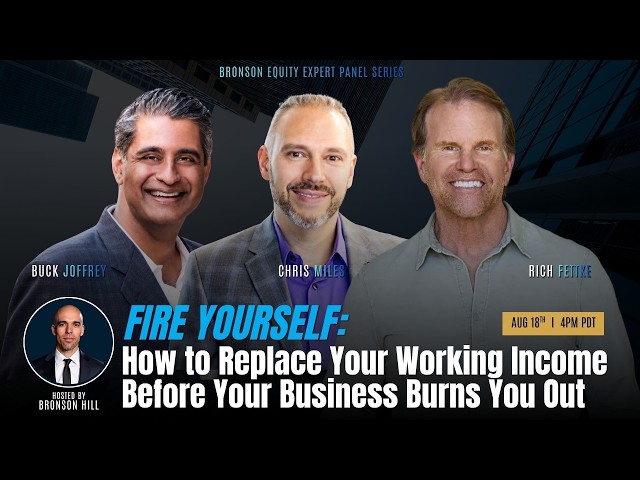 Fire Yourself: How to Replace Your Working Income Before Your Business Burns You Out