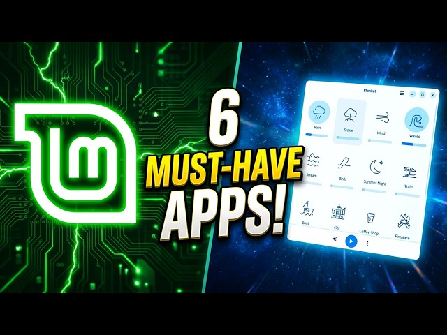 6 MUST-HAVE Linux Apps for Linux Mint 22.3 Cinnamon! All can be Installed from Flatpak