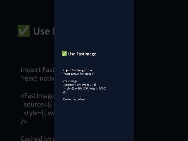 Follow for more React native fixes 💙 #reactnative #coding #mobileappdevelopment #image