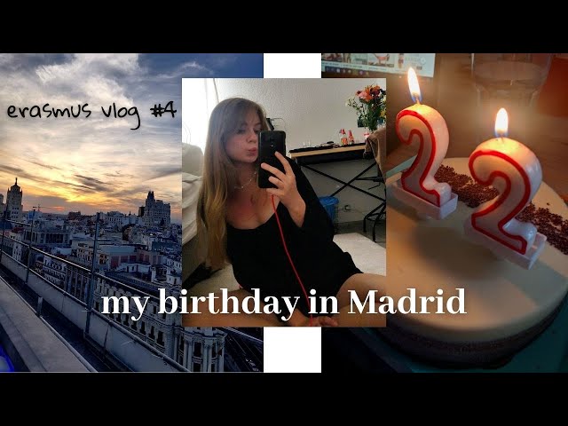 Erasmus in Madrid vlog #4 | my birthday, how to find accommodation