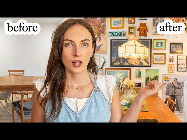 I had to be a couples therapist for this apartment makeover | EPIC gallery wall