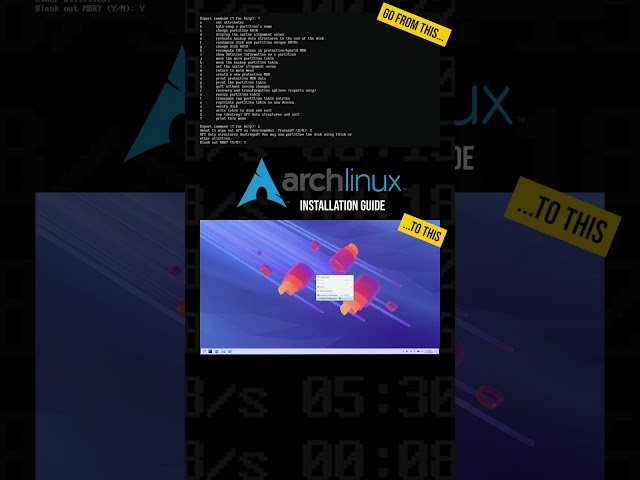 Arch Linux Install Guide
