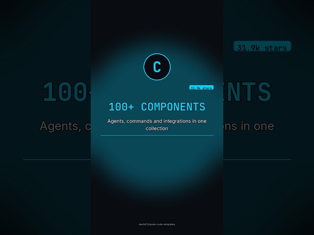 100+ Ready-to-Use Components for Claude Code #Shorts