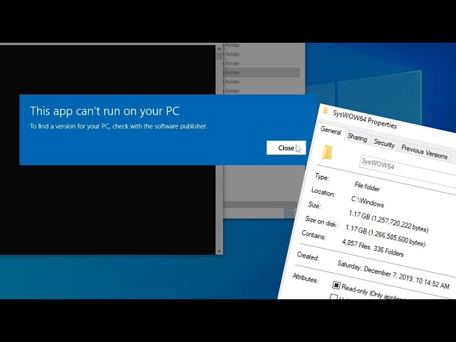 Windows without SysWOW64