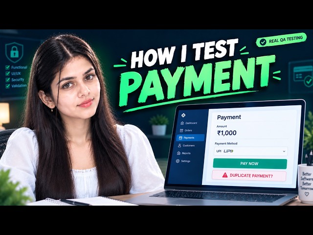 How I Test a Payment Feature as a QA Engineer | My Practical Testing Approach