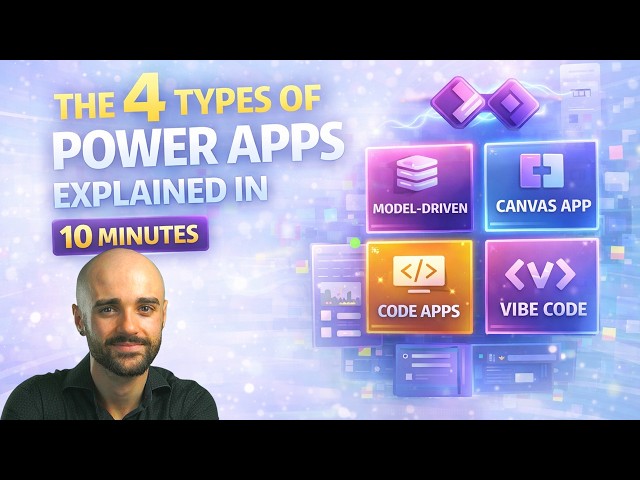 The 4 Types of Power Apps in 2026 Explained Fast: Canvas, Model-Driven, Code Apps and Vibe Coding