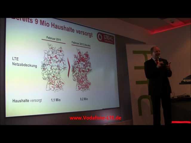 Vodafone LTE Netzausbau: Zukunft des Highspeed Netzes (2012) sowie bisherige Erfolge (2011)