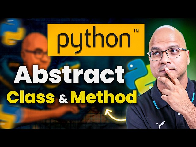 Abstract Class and Abstract Method in Python | 52