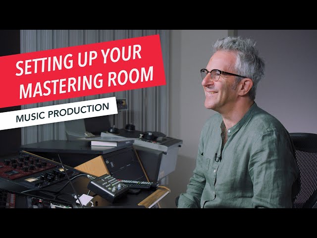 Audio Mastering Room Set-Up | Recording Studio | Monitors | Berklee Online | Jonathan Wyner