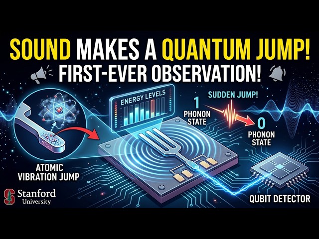 Sound Make a Quantum Jump For The FirstTime