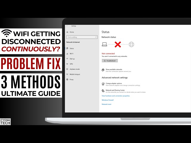 🚨 WiFi Keeps Disconnecting on Your PC? 3 Methods to Fix the Issue (Ultimate Guide)