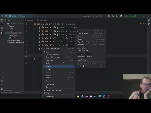 CIS 296 - Java Programming - Fall 2026 - Classes and Arrays