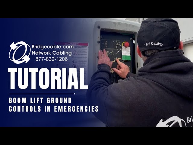 Stuck in the Air? Learn How to Use Boom Lift Ground Controls FAST!