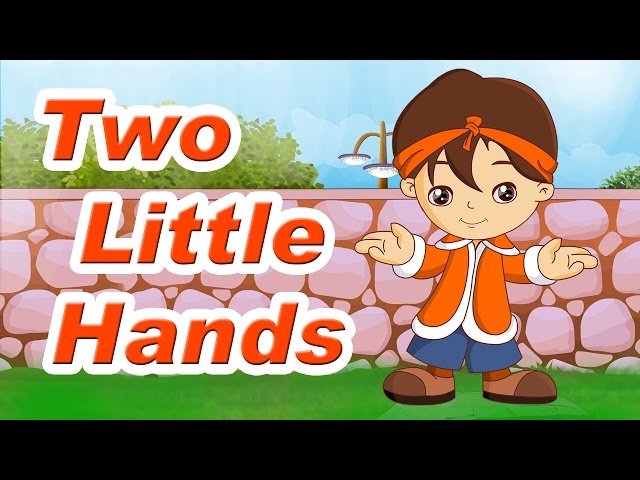 Two Little Hands To Clap Clap Clap Rhyme With Lyrics I English Kids Songs | Learning Videos For Kids
