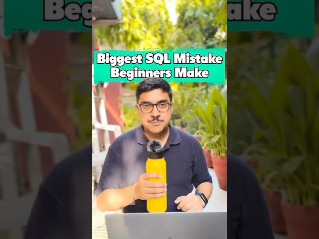 Biggest SQL **MISTAKE** Beginners Still Make!