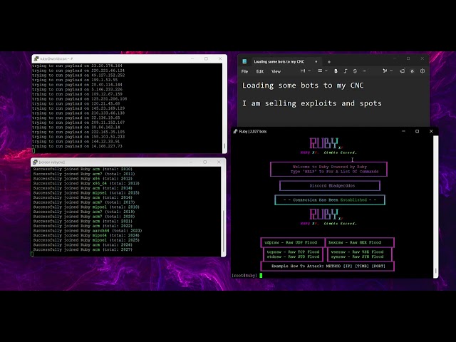 How to load bots on Mirai Network | MIRAI L4/L& POWER | BOTNET RAW | CHEAPEST PRICE | BEST EXPLOITS