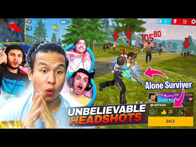 Laka toh Cheater Nikla 😁All Unbelievable Headshots No Body😲New Golden Elites Gameplay - Tonde Gamer