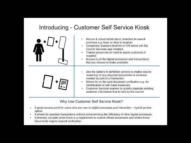 Digital customer self service for UK local authorities