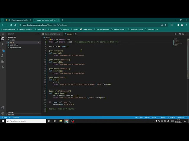 Flask learning Day 2