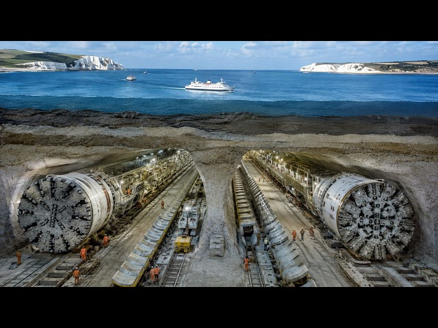 How the Impossible 37.9 km Channel Tunnel Was Driven — and Why It Cost Twice as Much