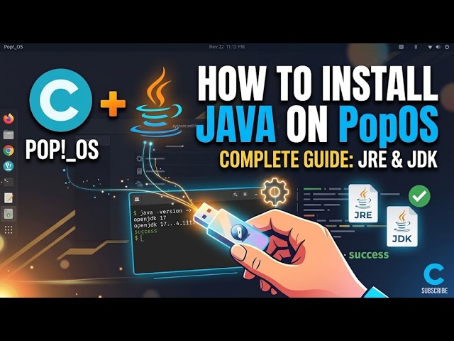 How to install Java on PopOS