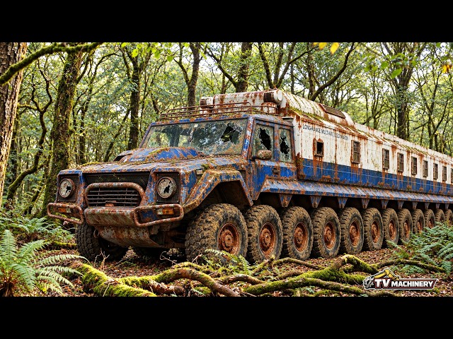 Forgotten for Decades, This Massive Rusty Expedition Truck Gets a Full Restoration
