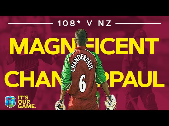 Chanderpaul Hits Magnificent Match-winning 108*! | West Indies v New Zealand 2nd ODI 2002