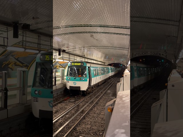 Heure de pointe sur la ligne 13… ambiance RER A ! 😳 #shorts #metro #subway #railway #train #ratp