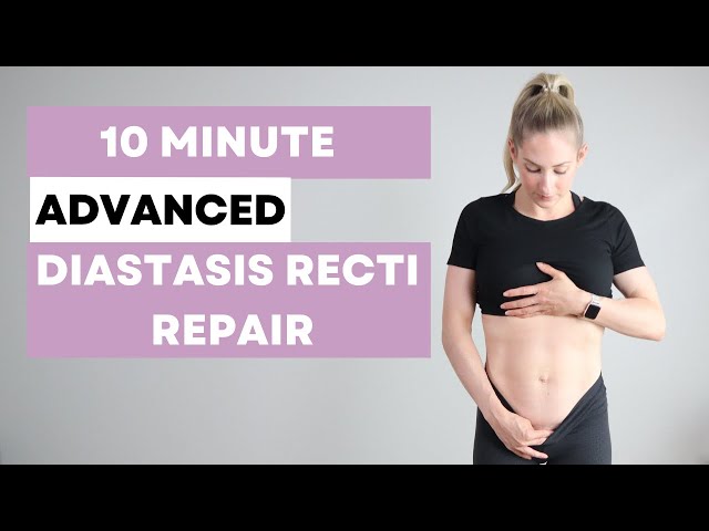 Diastasis Recti Repair Workout - ADVANCED - heal + strengthen your core postpartum