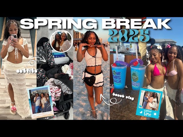 SPRING BREAK 2025 VLOG | PCB EDITION! | outfits, grwm, beach vlog, etc