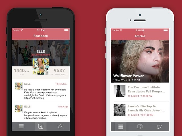 Newsfeeder App Source Code Template