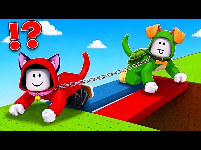 JJ Cat vs Mikey Dog in Roblox!