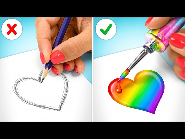 ✨ Trucos para dibujar y pintar que parecen cobrar vida 🎨
