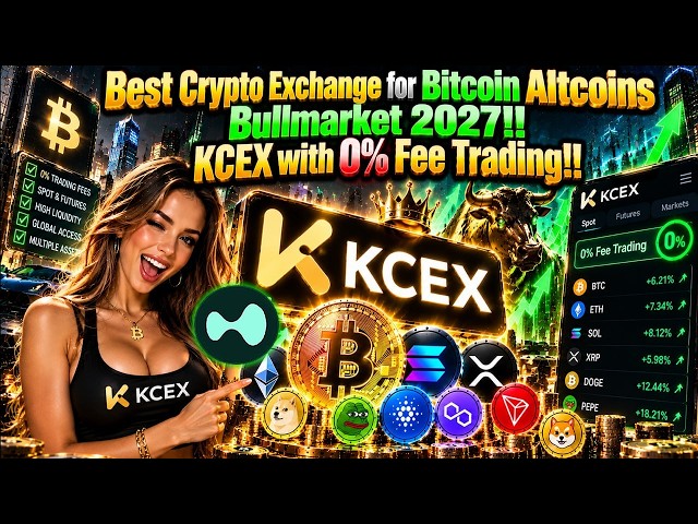 Best Crypto Exchange for Bitcoin Bullmarket 2027 KCEX with 0 Trading Fees!!