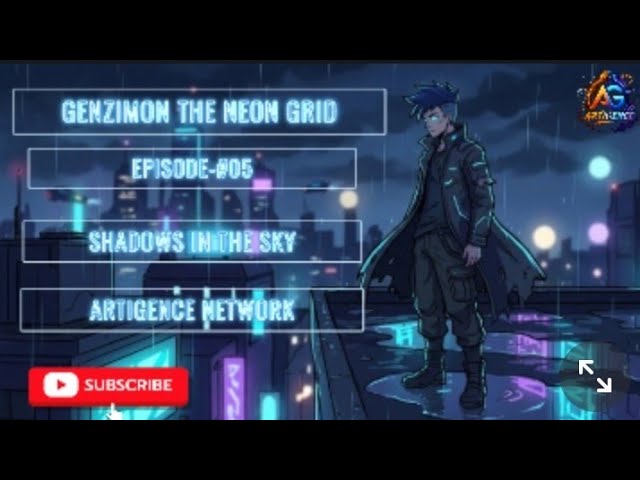 GENZIMON THE NEON GRID episode-#05 SHADOWS IN THE SKY | ARTIGENCE NETWORK 