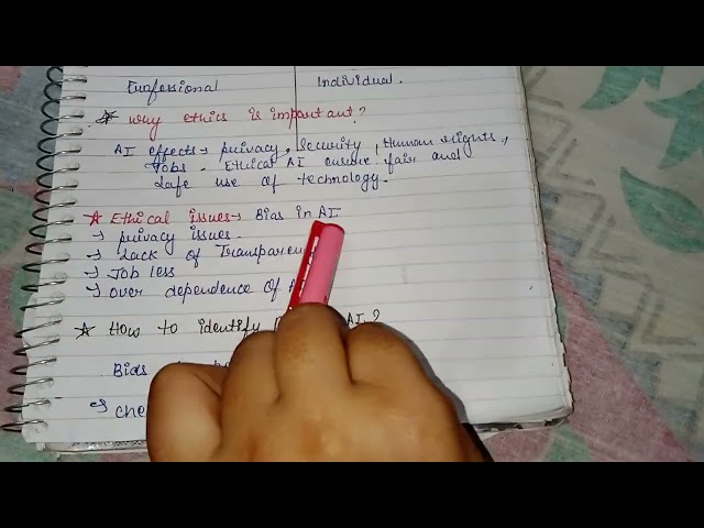 📚 Class 9 Artificial Intelligence (AI) – Unit 1 | Session 3l ai ethics